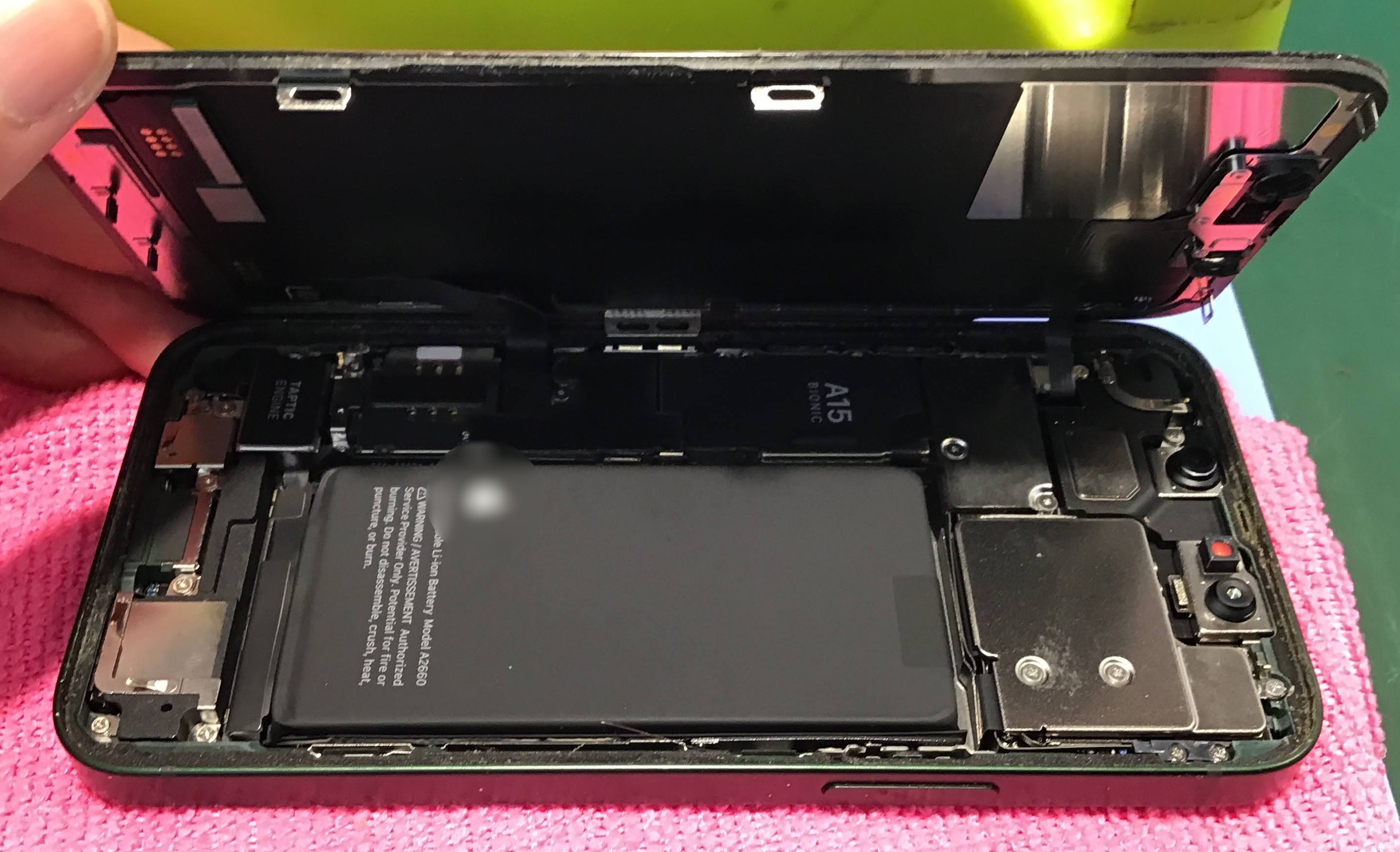 【iPhone13mini】バッテリー交換をさせていただきました｜スマホ修理工房 秋津店